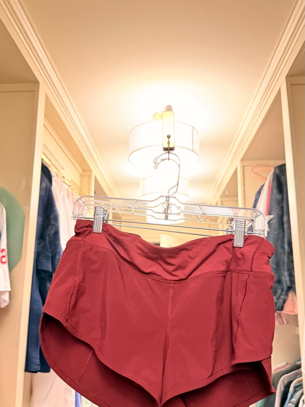 lululemon athletica Women's Athletic Shorts in Deep Red